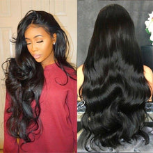 Load image into Gallery viewer, Women Full Wig Brazilian Remy Human Hair Body Wave Front Human Hair Wigs UK d6