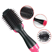 Load image into Gallery viewer, 2 In 1 1000W One Step Hair Dryer Volumizer Brush Straightening Curling Iron Comb
